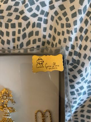 Aderezo Fallera Adolescente o Adulta. Dorado