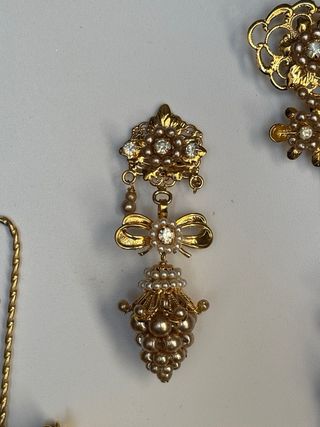 Aderezo Fallera Adolescente o Adulta. Dorado