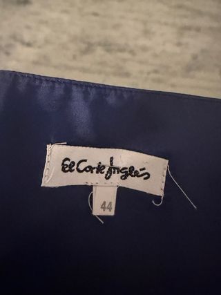 Falda larga satén bordada