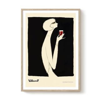 POSTER CAMPARI BITTER VILLEMOT VINTAGE