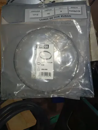 Hoja Sierra Cinta Ryobi 1712x10x0,36 mm