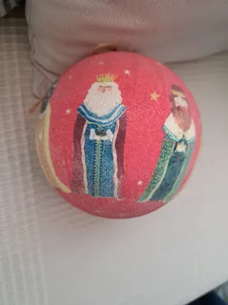 Bola de árbol de Navidad con Reyes Magos