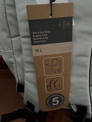 Mochila 19L Gris Nueva
