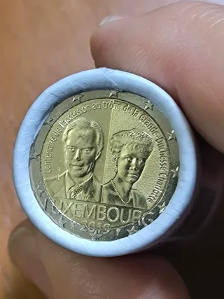 Moneta 2 Euro Lussemburgo 2019