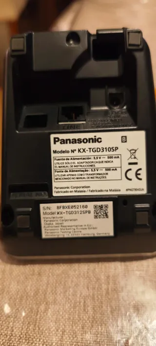 Panasonic KX-TGD312 Duo Teléfono Inalámbrico