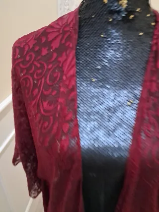 Kimono encaje mujer talla única