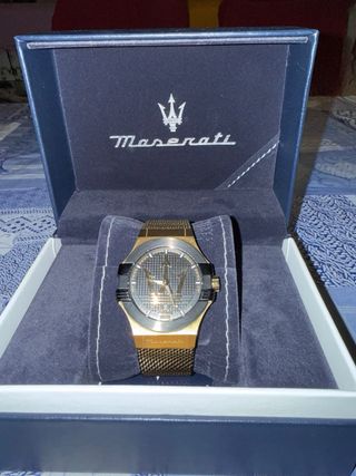 Reloj Maserati Dorado y Gris