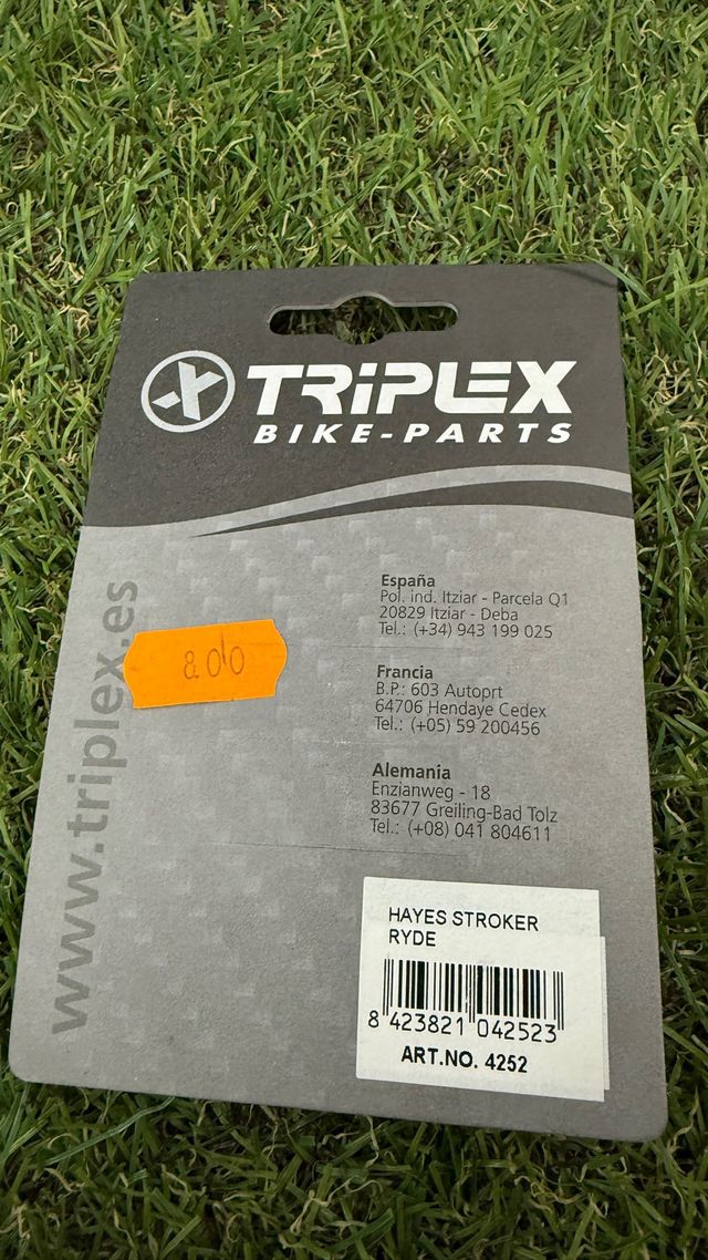 Pastillas Freno Triplex Hayes Stroke Ryde
