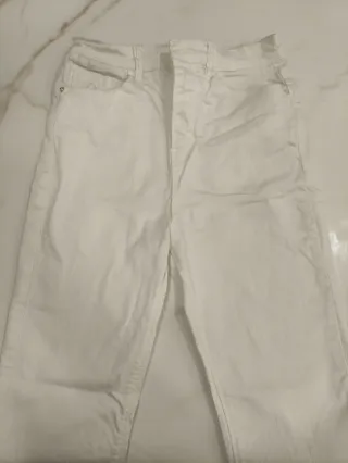 Pack 2 Pantalones Stradivarius Blancos