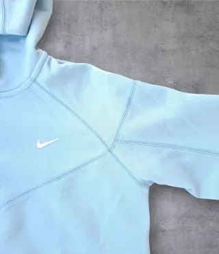 Felpa zip Nike x Nocta azzurra nuova con etichetta
