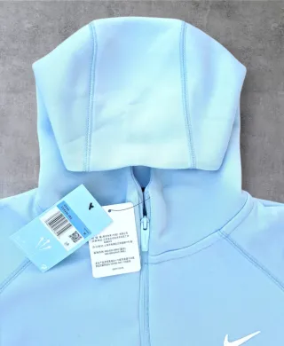 Felpa zip Nike x Nocta azzurra nuova con etichetta