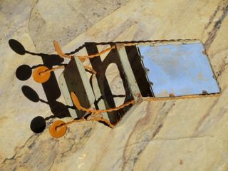 ANTIGUO LAVAVO TOCADOR DE JUGUETE HOJALATA MUÑECAS