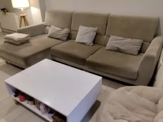 Mesa de centro elevable y extensible