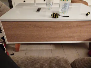 Mesa de centro elevable y extensible