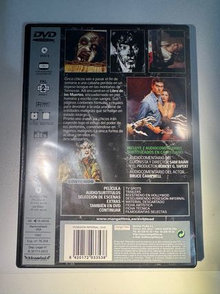 DVD Posesión Infernal (Evil Dead) Sam Raimi