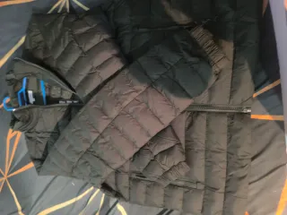 Chaqueta acolchada hombre verde oliva