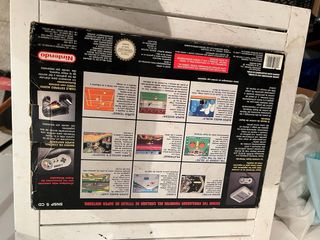Super Nintendo Caja original