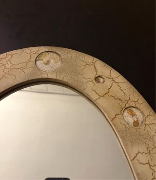 Espejo Ovalado Madera para restaurar