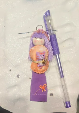 Bambolina artigianale le nutz - "micio"