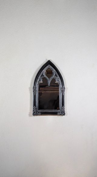Espelho Gótico Arqueado Pintado à Mão