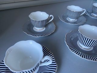 6 Tazas y platos espresso Cristina Oria.