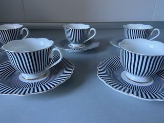 6 Tazas y platos espresso Cristina Oria.