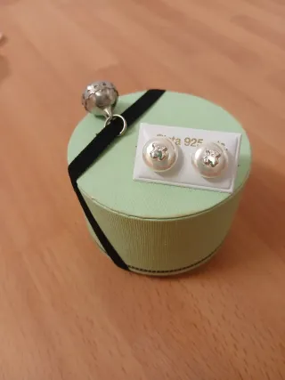 Pendientes Oso  Plata de Ley