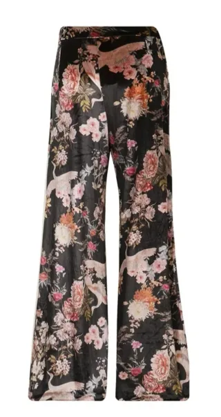STRADIVARIUS - Pantalón ancho estampado floral