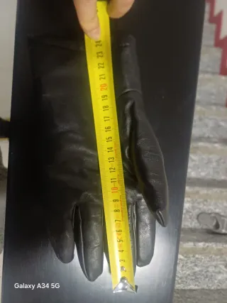 Guanti uomo vera pelle neri