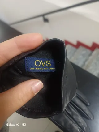 Guanti uomo vera pelle neri