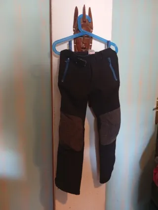 Pantaloncini da sci per bambini/e, nero, taglia 8