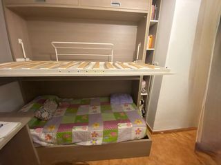 Cama abatible con armario empotrado