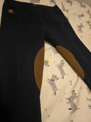 Pantalón de montar infantil azul