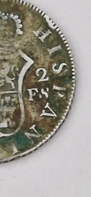 Lote 4 monedas 2 Reales 1811