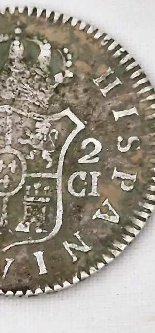 Lote 4 monedas 2 Reales 1811