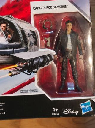 Nave Star Wars Resistance Ski Speeder con figura