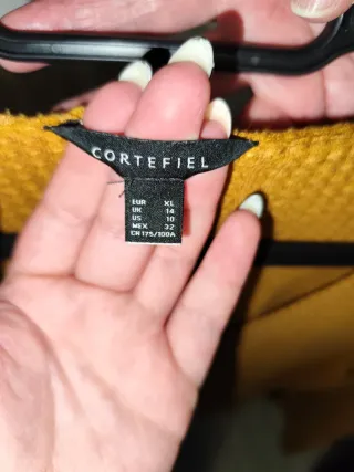 Jersey mostaza tejido waffle