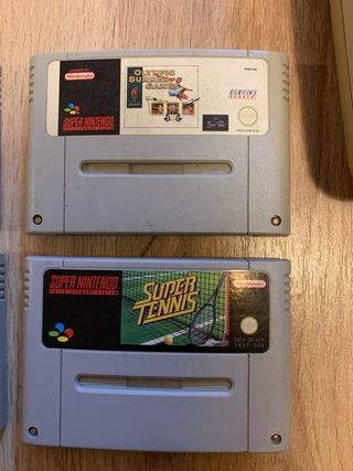 Lote 4 Juegos Super Nintendo SNES