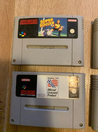 Lote 4 Juegos Super Nintendo SNES