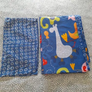 Funda Nórdica (algodón) Infantil Animales Azul .