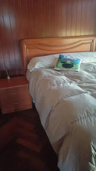 Cabecero 135cm + 2 Mesitas + Somier