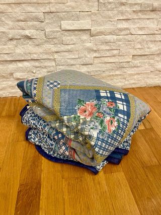 Manta de entretiempo floral 120x165cm