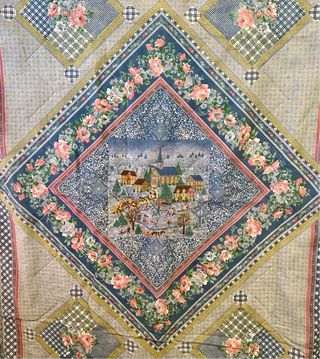 Manta de entretiempo floral 120x165cm