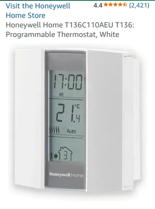 Termostato Honeywell Home T136C110AEU