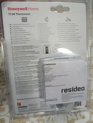 Termostato Honeywell Home T136C110AEU