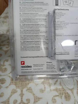 Termostato Honeywell Home T136C110AEU