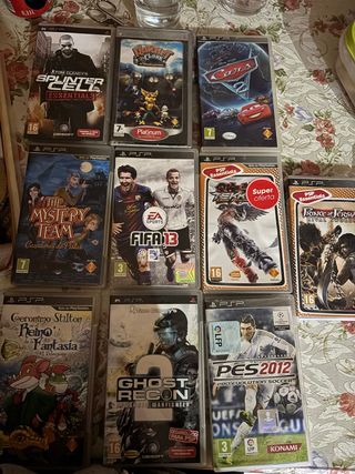 Lote Giochi PSP: Splinter Cell, Cars, FIFA 13