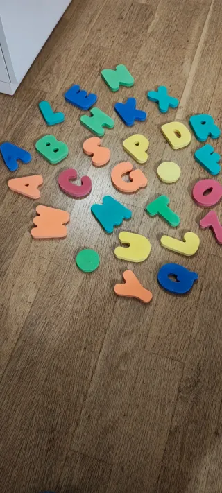 Lettere Gomma Morbida Multicolore