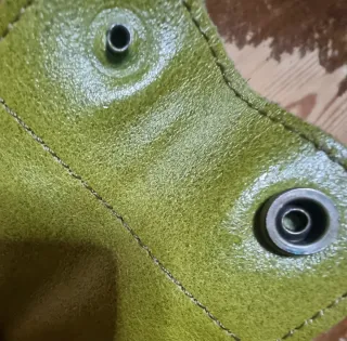 Borsa Diesel verde con stampa grifone