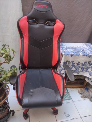 Silla Gaming Drift Negra y Roja